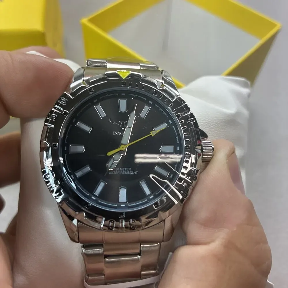NEW Invicta Specialty 69040 42mm Black Dial Stainless Steel Watch